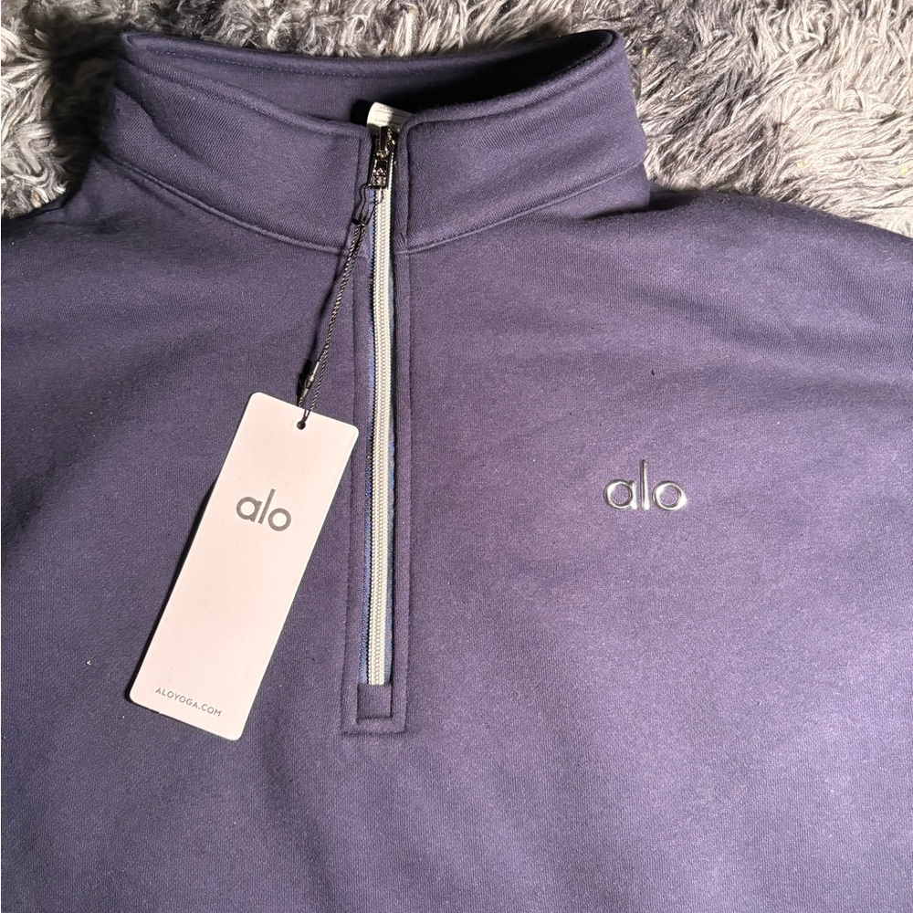 ALO Yoga Deep Purple Zip-Up Jacket